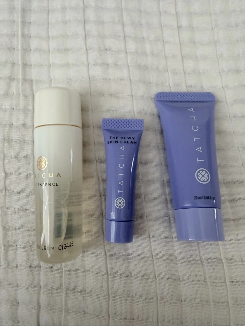 🆕 Tatcha Travel Size Skincare & Keychain Pouch